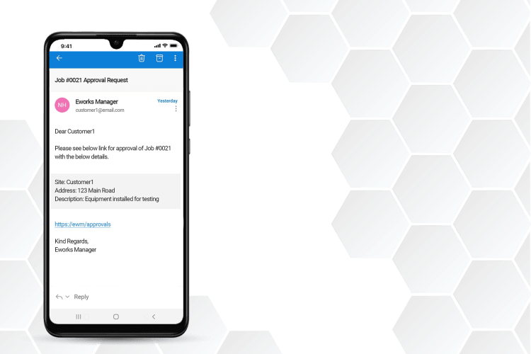 social distancing management software - email approval Approve Jobs via Email