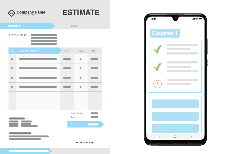 Locksmith Software - Create Estimates on the Mobile App